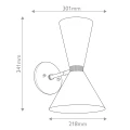 Kinkiet Phix - 2 źródła światła - Szampański brąz KL-PHIX-1W-CBB Elstead Lighting