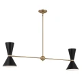 Lampa wyspowa Phix - 4 źródła światła - Szampański brąz KL-PHIX-2-LINEAR-CBB Elstead Lighting