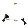 Lampa wyspowa Phix - 4 źródła światła - Szampański brąz KL-PHIX-2-LINEAR-CBB Elstead Lighting