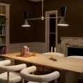 Lampa wyspowa Phix - 4 źródła światła - Szampański brąz KL-PHIX-2-LINEAR-CBB Elstead Lighting