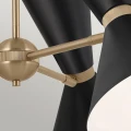 Żyrandol Phix - 6 źródeł światła - Szampański brąz KL-PHIX-3-CBB Elstead Lighting