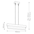 Lampa wyspowa LED Serene - - Naturalny mosiądz KL-SERENE-LED-LP-92-NBR Elstead Lighting