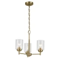 Żyrandol Winslow - 3 źródła światła - Naturalny mosiądz KL-WINSLOW3-NBR Elstead Lighting