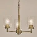 Żyrandol Winslow - 3 źródła światła - Naturalny mosiądz KL-WINSLOW3-NBR Elstead Lighting