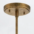 Mała lampa wisząca Kristy - 1 źródło światła - Przecierane złoto KRISTY-MP-DG-OPAL Elstead Lighting
