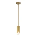 Mała lampa wisząca Marvele - 1 źródło światła - Postarzany mosiądz MARVELE-MP-AB-OPAL Elstead Lighting