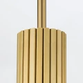 Mała lampa wisząca Marvele - 1 źródło światła - Postarzany mosiądz MARVELE-MP-AB-OPAL Elstead Lighting
