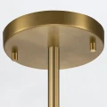 Mała lampa wisząca Marvele - 1 źródło światła - Postarzany mosiądz MARVELE-MP-AB-OPAL Elstead Lighting