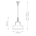 Lampa wisząca Brecken - 2 źródła światła - Stary brąz QZ-BRECKEN-2P-OZ-ABG Elstead Lighting