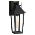 Średnia latarnia naścienna Buckley - 1 źródło światła - Matowa czerń QZ-BUCKLEY-M-MBK Elstead Lighting