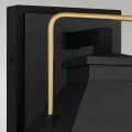 Średnia latarnia naścienna Buckley - 1 źródło światła - Matowa czerń QZ-BUCKLEY-M-MBK Elstead Lighting