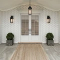 Średnia latarnia naścienna Buckley - 1 źródło światła - Matowa czerń QZ-BUCKLEY-M-MBK Elstead Lighting