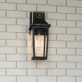 Średnia latarnia naścienna Buckley - 1 źródło światła - Matowa czerń QZ-BUCKLEY-M-MBK Elstead Lighting