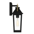 Mała latarnia naścienna Buckley - 1 źródło światła - Matowa czerń QZ-BUCKLEY-S-MBK Elstead Lighting
