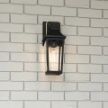 Mała latarnia naścienna Buckley - 1 źródło światła - Matowa czerń QZ-BUCKLEY-S-MBK Elstead Lighting