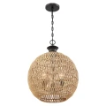 Lampa wisząca Casablanca - 3 źródła światła - Palladiański brąz QZ-CASABLANCA-3P-PBZ Elstead Lighting