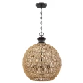 Lampa wisząca Casablanca - 3 źródła światła - Palladiański brąz QZ-CASABLANCA-3P-PBZ Elstead Lighting