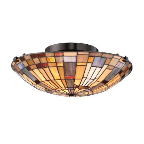 Plafon Inglenook - 2 źródła światła - Valiant brąz QZ-INGLENOOK-F-SMALL Elstead Lighting