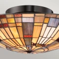 Plafon Inglenook - 2 źródła światła - Valiant brąz QZ-INGLENOOK-F-SMALL Elstead Lighting