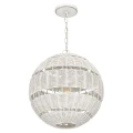 Lampa wisząca Lindendale - 1 źródło światła - Antyczna biel QZ-LINDENDALE-P-AWH Elstead Lighting