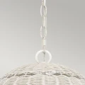 Lampa wisząca Lindendale - 1 źródło światła - Antyczna biel QZ-LINDENDALE-P-AWH Elstead Lighting