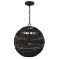 Lampa wisząca Lindendale - 1 źródło światła - Western brąz QZ-LINDENDALE-P-WT Elstead Lighting