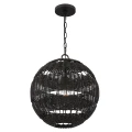 Lampa wisząca Lindendale - 1 źródło światła - Western brąz QZ-LINDENDALE-P-WT Elstead Lighting