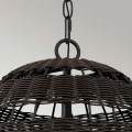 Lampa wisząca Lindendale - 1 źródło światła - Western brąz QZ-LINDENDALE-P-WT Elstead Lighting