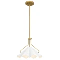 Lampa wisząca Mejia - 1 źródło światła - Postarzany mosiądz QZ-MEJIA-1P-S-AB Elstead Lighting