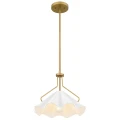 Lampa wisząca Mejia - 1 źródło światła - Postarzany mosiądz QZ-MEJIA-1P-S-AB Elstead Lighting