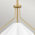 Lampa wisząca Mejia - 1 źródło światła - Postarzany mosiądz QZ-MEJIA-1P-S-AB Elstead Lighting