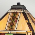 Lampa stołowa Navajo - 2 źródła światła - Brązowy  QZ-NAVAJO-TL-VB Elstead Lighting
