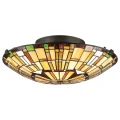 Plafon Reed - 2 źródła światła - Valiant brąz QZ-REED-F-VB Elstead Lighting