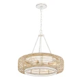 Lampa wisząca Waylon - 4 źródła światła - Antyczna biel QZ-WAYLON-4P-AWH Elstead Lighting