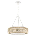 Lampa wisząca Waylon - 4 źródła światła - Antyczna biel QZ-WAYLON-4P-AWH Elstead Lighting