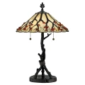 Lampa stołowa Whispering - 2 źródła światła - Valiant brąz QZ-WHISPERING-TL-VB Elstead Lighting