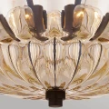 Półplafon Whitecap - 4 źródła światła - Kakaowy brąz QZ-WHITECAP-SF-M Elstead Lighting