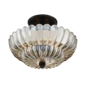Półplafon Whitecap - 3 źródła światła - Kakaowy brąz QZ-WHITECAP-SF-S Elstead Lighting