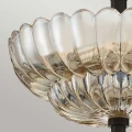 Półplafon Whitecap - 3 źródła światła - Kakaowy brąz QZ-WHITECAP-SF-S Elstead Lighting