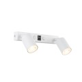 Kinkiet NEX WHITE 2XGU10 / USB 11355 TK Lighting