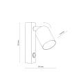 Kinkiet NEX SABIA 1XGU10 11363 TK Lighting