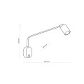 Kinkiet NEX WHITE 1XGU10 11362 TK Lighting