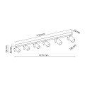 Lampa sufitowa NEX WHITE 6XGU10 11369 TK Lighting