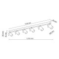 Lampa sufitowa NEX BLACK 6XGU10 11370 TK Lighting