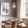 Lampa wisząca SOPHIA COGNAC WHITE 1XE14 11590 TK Lighting