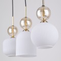 Lampa wisząca SOPHIA COGNAC WHITE 3XE14 11591 TK Lighting
