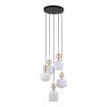 Lampa wisząca SOPHIA COGNAC WHITE 5XE14 11593 TK Lighting