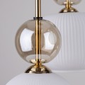 Lampa wisząca SOPHIA COGNAC WHITE 5XE14 11593 TK Lighting
