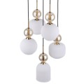 Lampa wisząca SOPHIA COGNAC WHITE 5XE14 11593 TK Lighting
