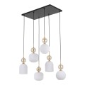 Lampa wisząca SOPHIA COGNAC WHITE 6XE14 11594 TK Lighting